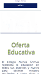 Mobile Screenshot of colegioateneaanimas.edu.mx